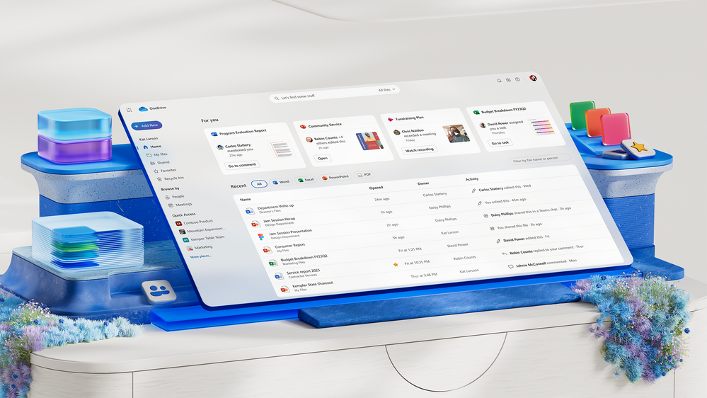 OneDrive's new offline homepage